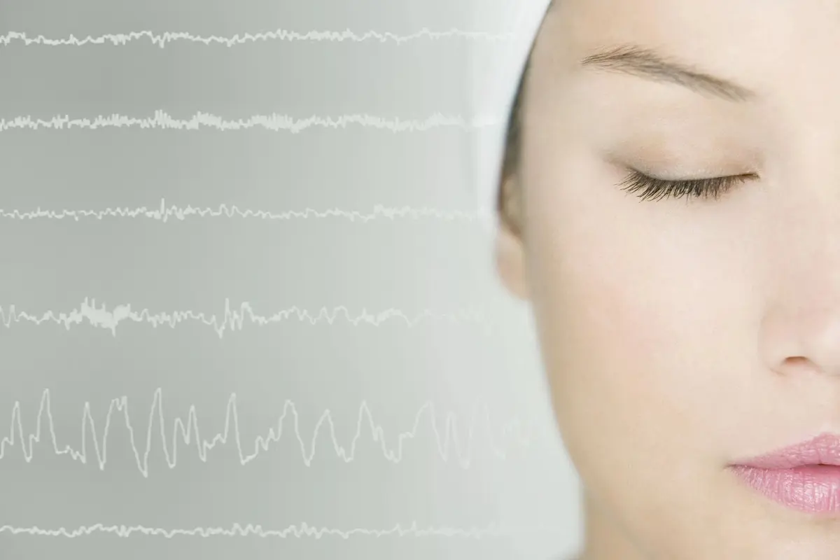 Sleep brain waves