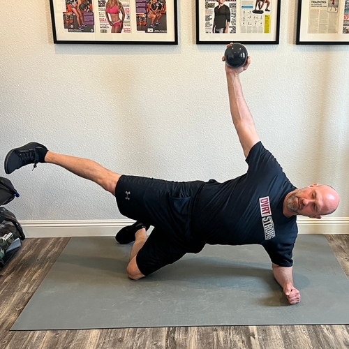 DVRT Mobility Ball Side Plank